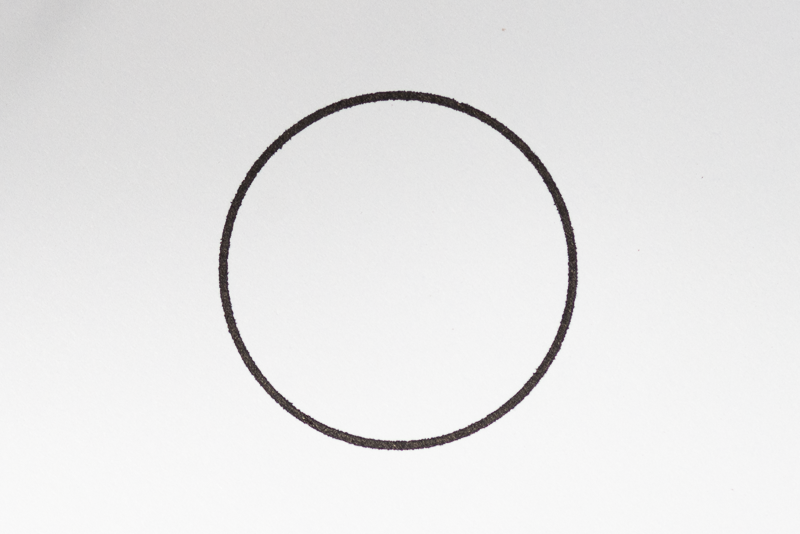 Photograph of circle.